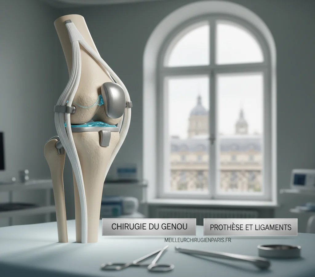Chirurgie du genou - prothèse et ligaments