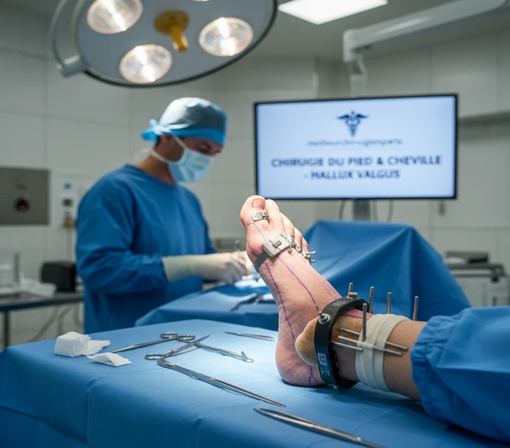Chirurgie du pied - hallux valgus et cheville